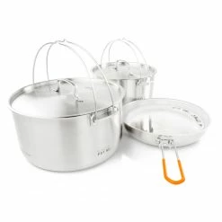 Best Pirce 🌟 GSI Outdoors Glacier Stainless Troop Cookset ✨