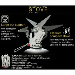 Cheap 😉 Soto Compact Foldable Stove 🧨 -Snow Peak Shop sot9m10015 specs 66630.1626821823
